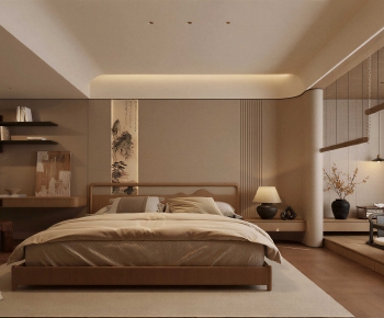 New Chinese Style Bedroom-ID:485821017