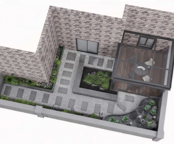 Modern Courtyard/landscape-ID:983710056