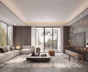 Modern A Living Room-ID:839212896