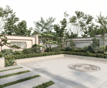 New Chinese Style Courtyard/landscape-ID:660394913
