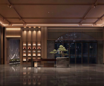 New Chinese Style Lobby Hall-ID:477129946