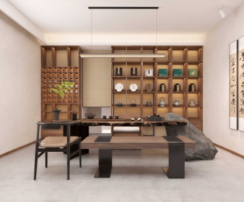 New Chinese Style Tea House-ID:907310964