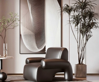 Modern Single Sofa-ID:581513884