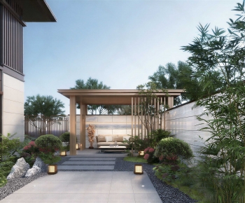 New Chinese Style Courtyard/landscape-ID:166754961