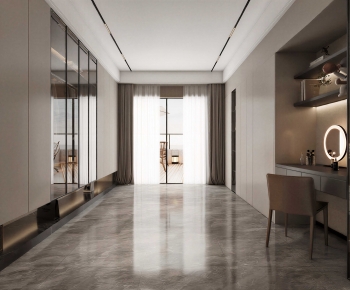 Modern Clothes Storage Area-ID:730611099