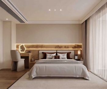 New Chinese Style Bedroom-ID:734760057