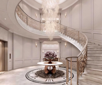 French Style Stairwell-ID:157391078