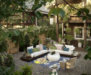 Modern Courtyard/landscape-ID:693496943