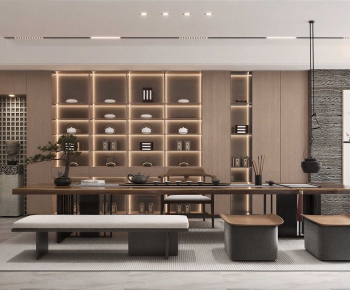 New Chinese Style Tea House-ID:432488952