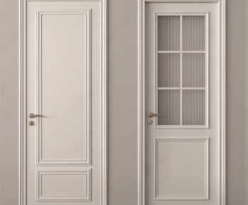 French Style Single Door-ID:128635886