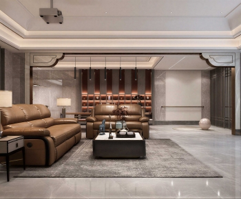 New Chinese Style A Living Room-ID:325620222