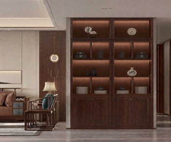 New Chinese Style A Living Room-ID:576258905