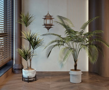 Modern Ground Green Plant Potted Plants-ID:841888906