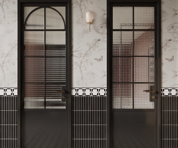 French Style Single Door-ID:727068907