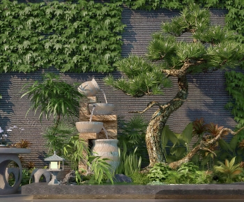 New Chinese Style Rockery Waterscape-ID:921425102