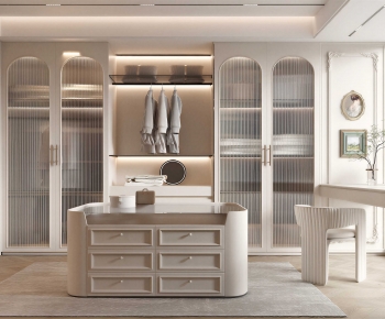 French Style Clothes Storage Area-ID:853920949