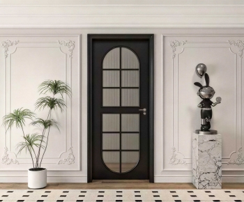 French Style Single Door-ID:675374037