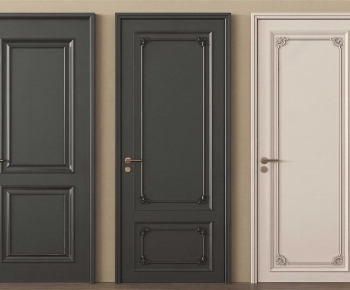 French Style Single Door-ID:804961927