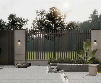 Modern Courtyard/landscape-ID:460807098