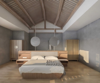 New Chinese Style Bedroom-ID:502924928