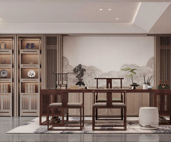 New Chinese Style Tea House-ID:784859901