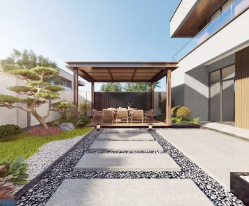 Modern Courtyard/landscape-ID:891552937