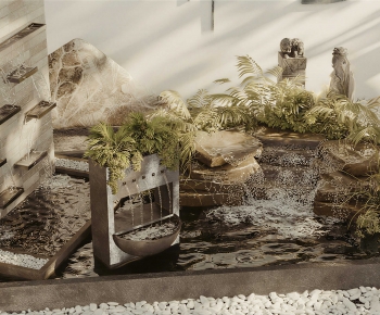 Modern Rockery Waterscape-ID:412025936