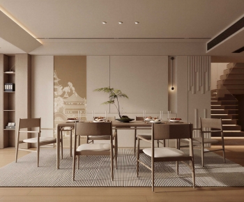 New Chinese Style Dining Room-ID:863378055