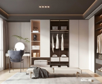 Modern Clothes Storage Area-ID:480588911