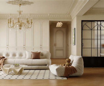 French Style A Living Room-ID:319509515