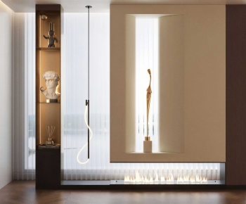 Modern Entrance Cabinet-ID:543313985