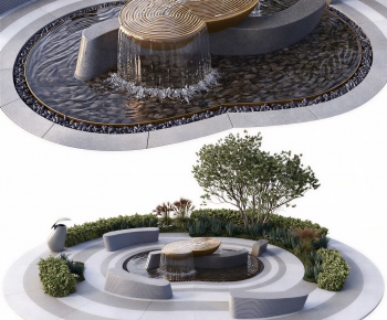 Modern Rockery Waterscape-ID:886450052