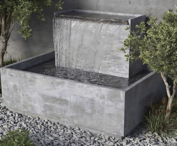 Modern Rockery Waterscape-ID:403841972