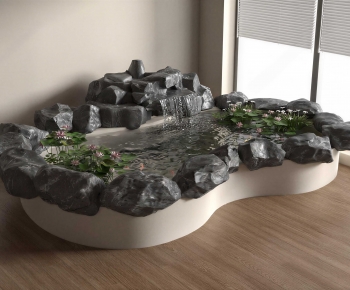 Modern Rockery Waterscape-ID:243202928