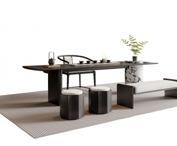 New Chinese Style Tea Tables And Chairs-ID:189508911