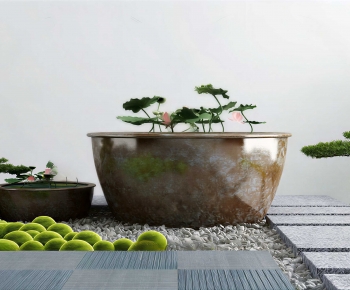 New Chinese Style Rockery Waterscape-ID:631489837