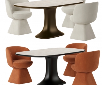Modern Dining Table And Chairs-ID:257635125