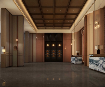 New Chinese Style Lobby Hall-ID:526030176