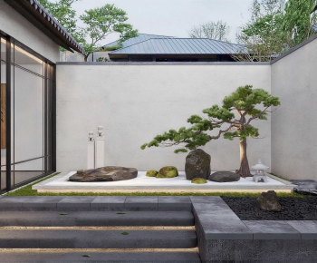 New Chinese Style Courtyard/landscape-ID:545969963