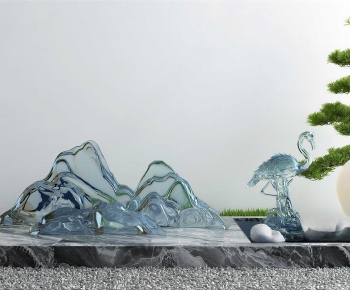 New Chinese Style Plant Landscaping-ID:137931119