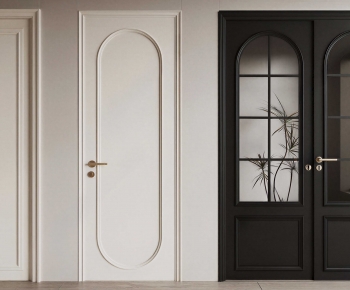 French Style Single Door-ID:695627938