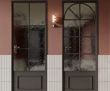 French Style Single Door-ID:866405961