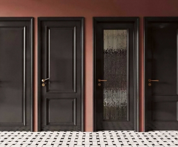 French Style Single Door-ID:653109684