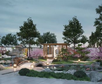 New Chinese Style Courtyard/landscape-ID:464828011