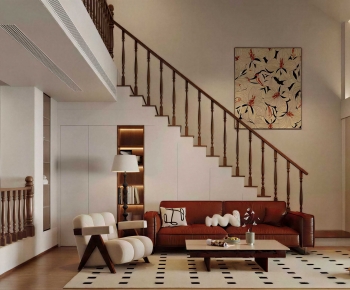 Modern A Living Room-ID:876403092