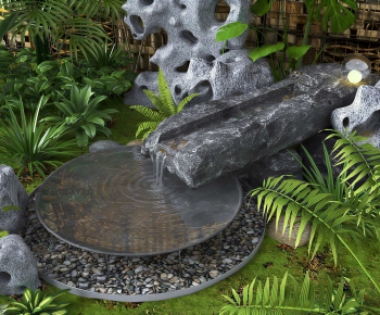 New Chinese Style Rockery Waterscape-ID:830868012