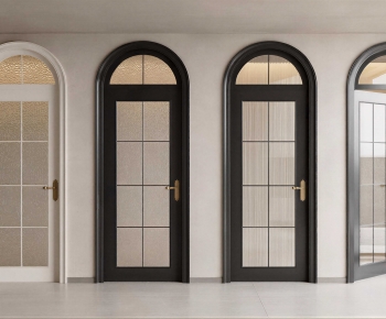 French Style Single Door-ID:529420448