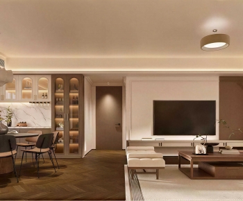 Modern A Living Room-ID:709367999