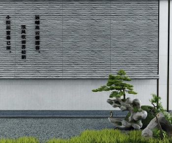 New Chinese Style Rockery Waterscape-ID:773554092