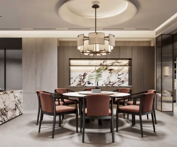 New Chinese Style Dining Room-ID:599534992